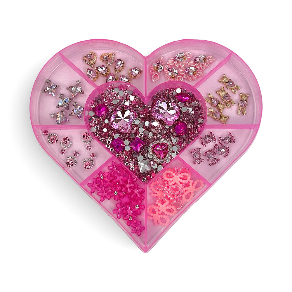 PINK - HEART CHARM BOX